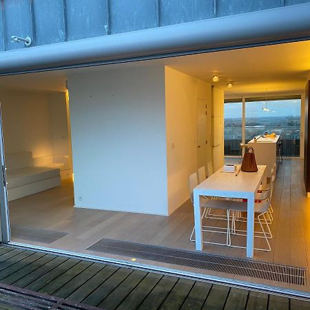 Penthouse Sea-Loft Blankenberge, Uniek Zeezicht, Luxeloft Met 40M2 Terras! Lägenhet Exteriör bild