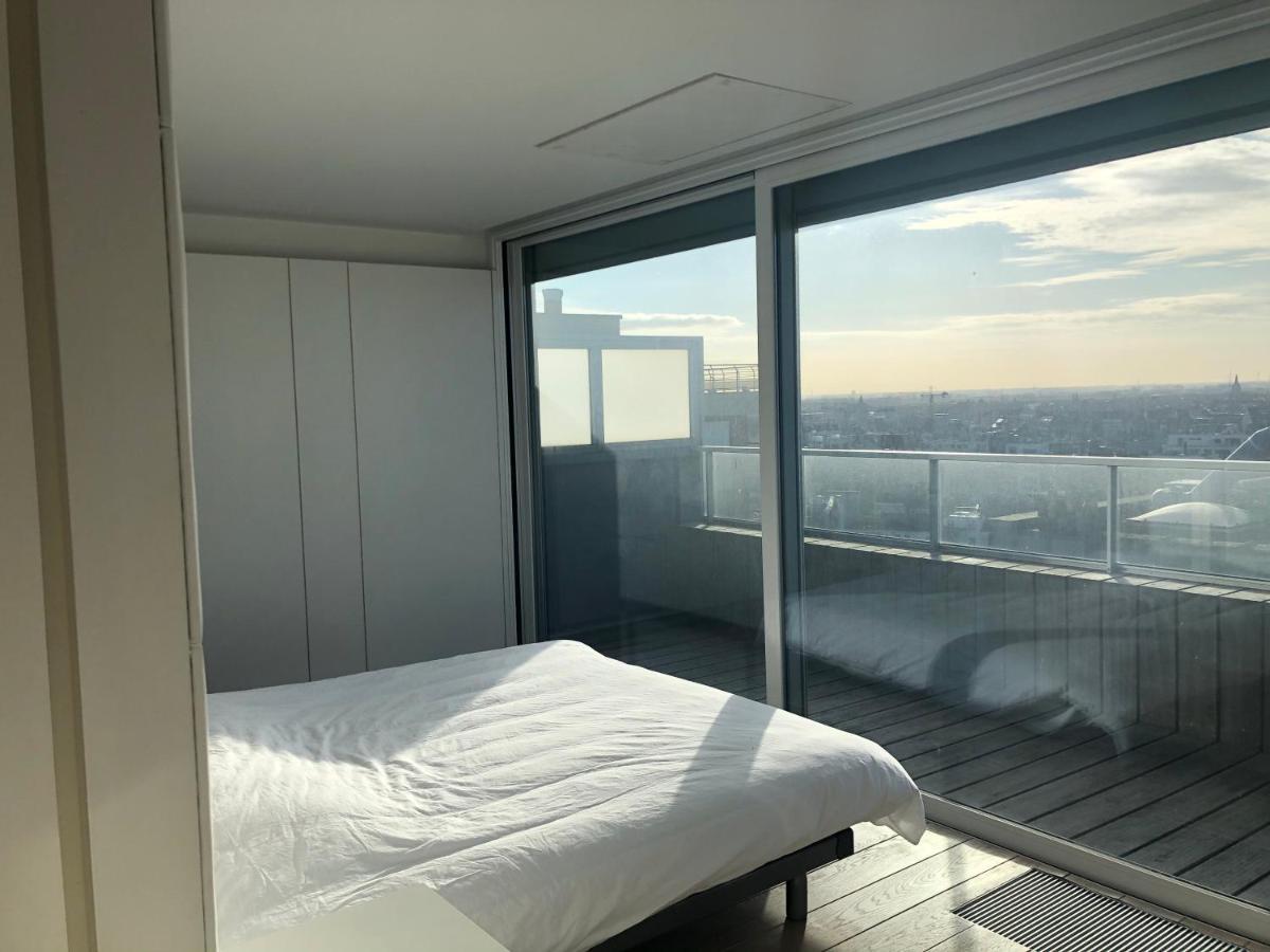 Penthouse Sea-Loft Blankenberge, Uniek Zeezicht, Luxeloft Met 40M2 Terras! Lägenhet Exteriör bild