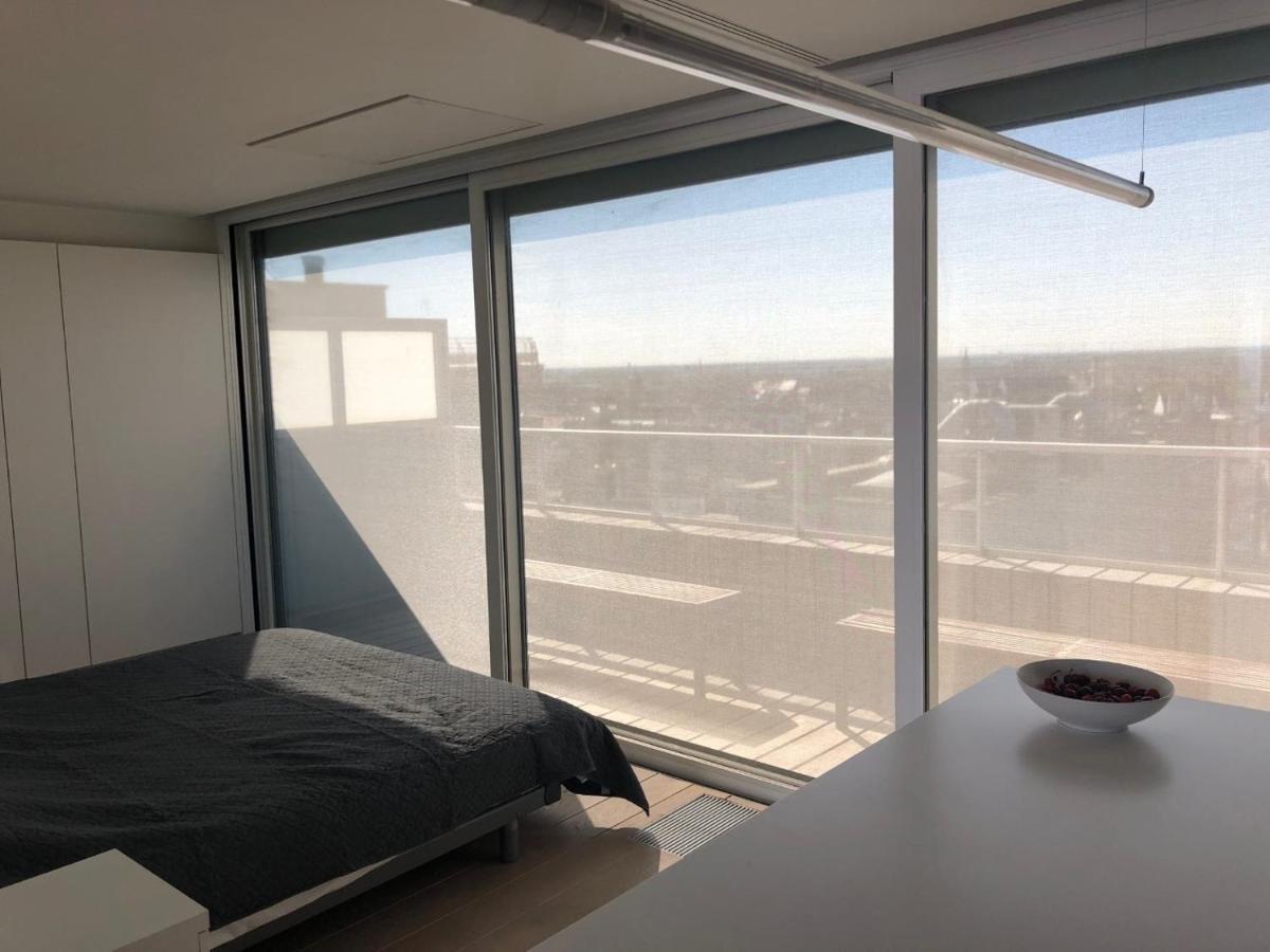 Penthouse Sea-Loft Blankenberge, Uniek Zeezicht, Luxeloft Met 40M2 Terras! Lägenhet Exteriör bild