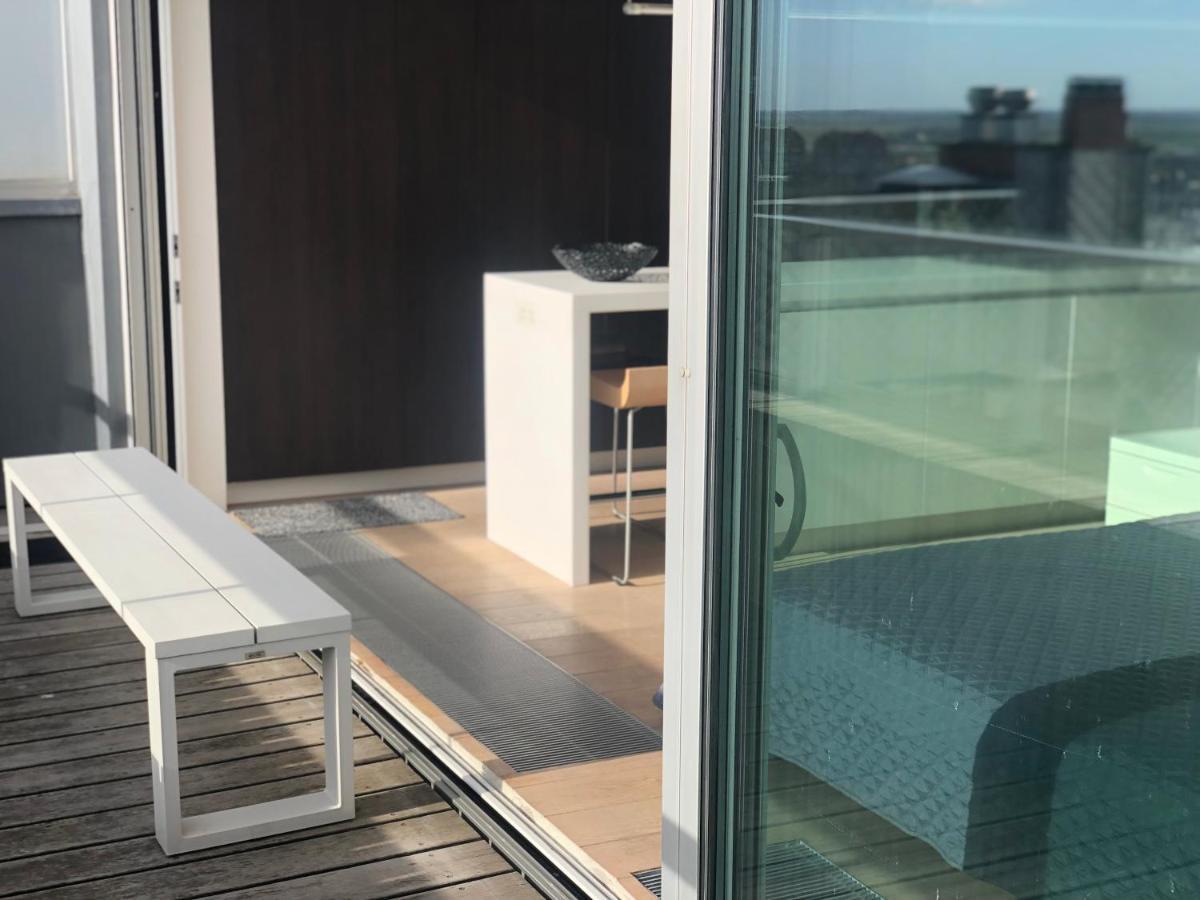 Penthouse Sea-Loft Blankenberge, Uniek Zeezicht, Luxeloft Met 40M2 Terras! Lägenhet Exteriör bild