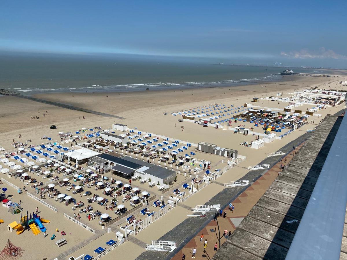 Penthouse Sea-Loft Blankenberge, Uniek Zeezicht, Luxeloft Met 40M2 Terras! Lägenhet Exteriör bild
